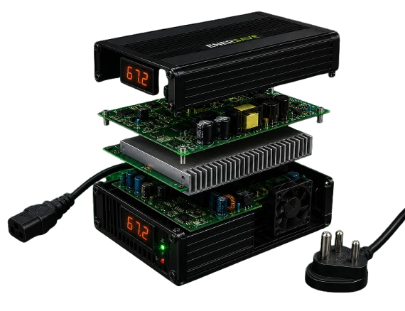 Zapboltz charger internal design